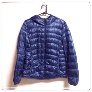 ユニクロ(UNIQLO)のダウン◎青(ダウンジャケット)