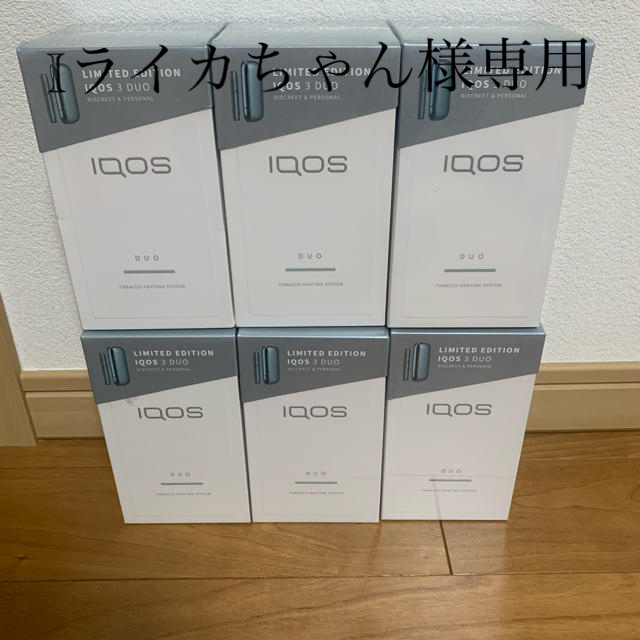 iQOSアイコス3 DUO 新色　ルーシッドティール 6台セットファッション小物