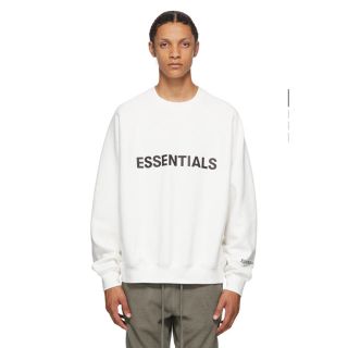 フィアオブゴッド(FEAR OF GOD)のFOG  essentials Crew Neck Sweatshirt S 白(スウェット)