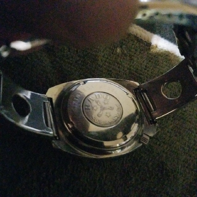 RADO(ラドー)のジャンク　RADO　ラドーマーストロン　電磁テンプ式　カットガラス メンズの時計(腕時計(アナログ))の商品写真