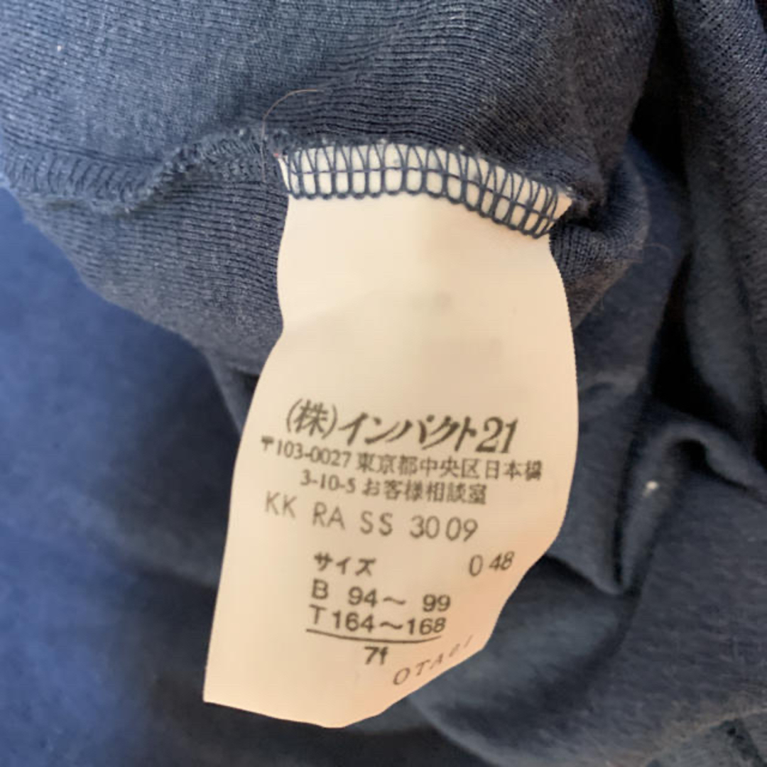 Ralph Lauren(ラルフローレン)のRalph Lauren カットソー　Tシャツ　明るい紺色　大きいサイズ レディースのトップス(Tシャツ(半袖/袖なし))の商品写真