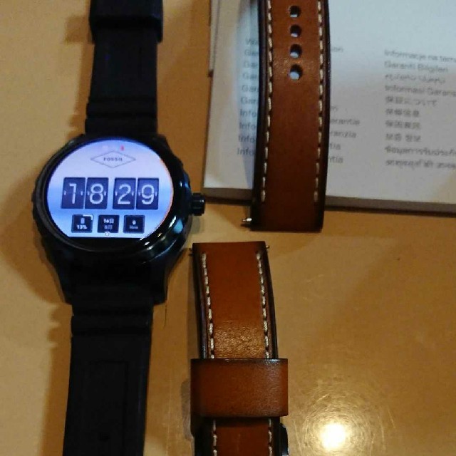 FOSSIL(フォッシル)のりっくん様専用  FOSSIL Q Marshal スマートウォッチ メンズの時計(腕時計(デジタル))の商品写真