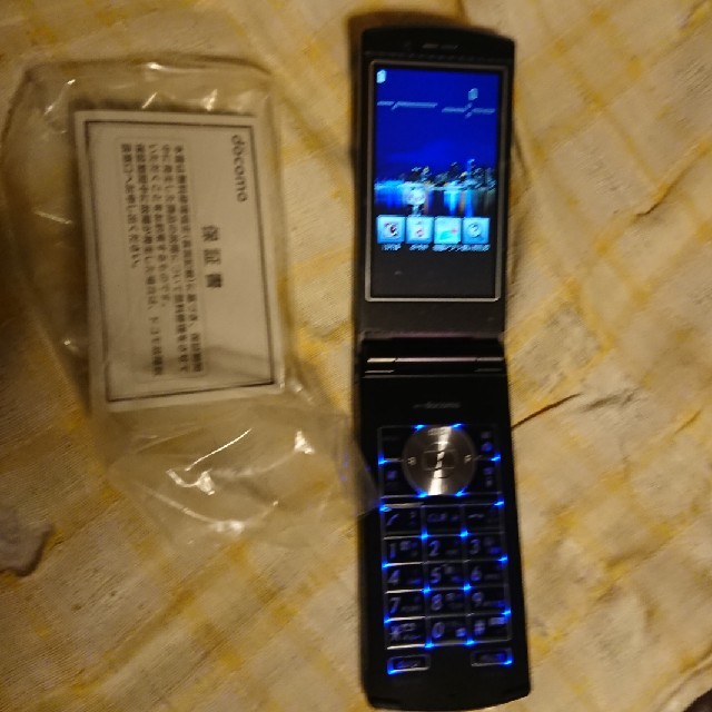 ドコモ Foma ガラケー N-01E black 未使用品