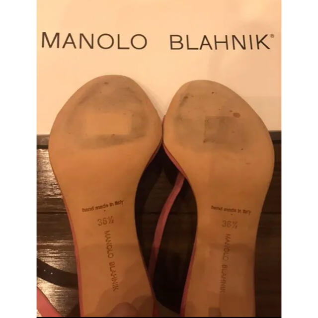 MANOLO BLAHNIK(マノロブラニク)のmanolo blahnik マノロブラニク レディースの靴/シューズ(サンダル)の商品写真