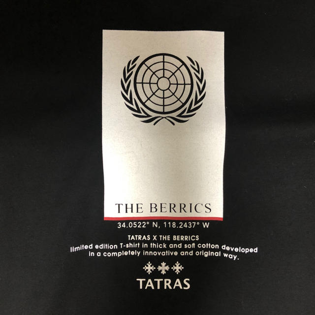 TATRAS(タトラス)のTATRAS(MTA2BR8078)半袖 TシャツBLACK 中古 メンズのトップス(Tシャツ/カットソー(半袖/袖なし))の商品写真