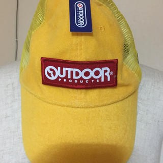 アウトドアプロダクツ(OUTDOOR PRODUCTS)の新品　アウトドア　outdoor 帽子　メッシュキャップ　黄色(キャップ)