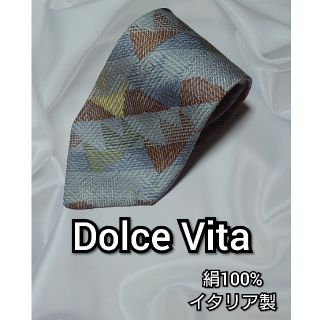 ドルチェビータ(Dolce Vita)のDolce Vita　ドルチェビータ　ネクタイ　シルバー　ブルー　水色(ネクタイ)