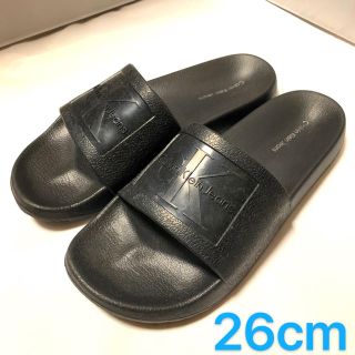 26cm Calvin Klein シャワーサンダル レッド