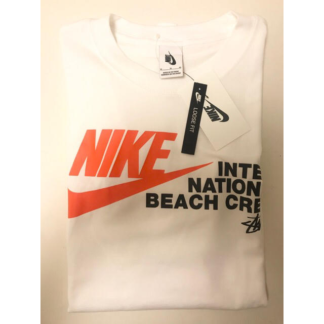 【新品未使用タグ付】STUSSY NIKE ナイキ Tシャツ XL 白 1