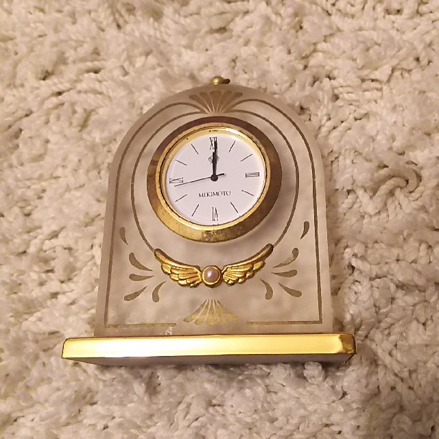 MIKIMOTO - お値下げ!廃盤品☆MIKIMOTO パール 置き時計 MIKIMOTO - お値下げ!廃盤品☆MIKIMOTO パール 置き時計