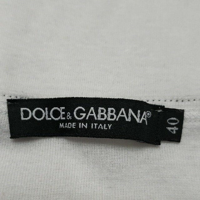 DOLCE&GABBANA(ドルチェアンドガッバーナ)のDOLCE&GABBANAレディースTシャツ《40》イタリア製 レディースのトップス(Tシャツ(半袖/袖なし))の商品写真