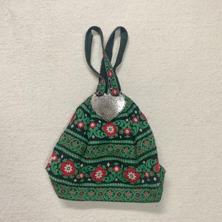 刺繍コンチョ付きバッグ　古着(バッグ)