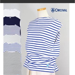 オーシバル(ORCIVAL)の☆新品未使用☆ノースリーブ オーシバル ORCIVAL ボートネック(Tシャツ(半袖/袖なし))