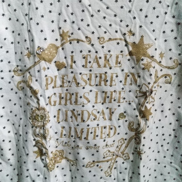 Lindsay(リンジィ)のリンジーTシャツ 160 グリーン キッズ/ベビー/マタニティのキッズ服女の子用(90cm~)(Tシャツ/カットソー)の商品写真
