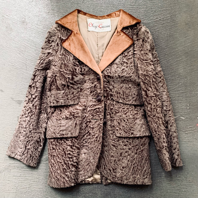 Ameri VINTAGE(アメリヴィンテージ)の【SALE】70's Vintage JQD Fur jacket レディースのジャケット/アウター(テーラードジャケット)の商品写真