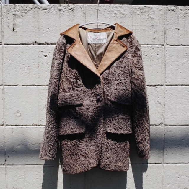 Ameri VINTAGE(アメリヴィンテージ)の【SALE】70's Vintage JQD Fur jacket レディースのジャケット/アウター(テーラードジャケット)の商品写真