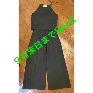 マックスマーラ(Max Mara)のSPORTＭＡＸ　定価48,000円　セットアップ　黒色(セット/コーデ)