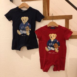 ポロラルフローレン(POLO RALPH LAUREN)の双子　ラルフローレン　ロンパース(ロンパース)