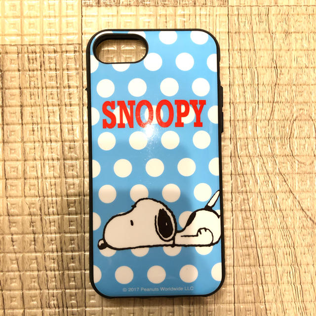 SNOOPY(スヌーピー)のiPhoneケース iPhone8 スヌーピー スマホ/家電/カメラのスマホアクセサリー(iPhoneケース)の商品写真