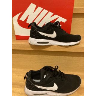 ナイキ(NIKE)のスエード　NIKE AIRMAX TAVAS LTR 27cm 黒(スニーカー)