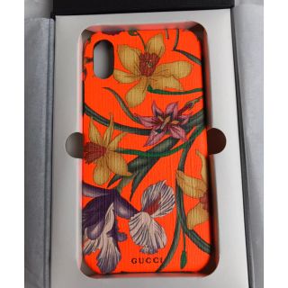 グッチ(Gucci)の最安値　グッチ  iPhone X 10 フローラ　ケース　カバー(iPhoneケース)