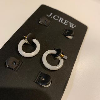 ドゥロワー(Drawer)のJ crew ホワイト ピアス アメリカ購入(ピアス)