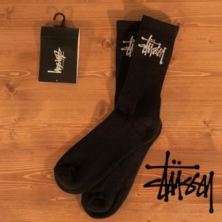 ステューシー(STUSSY)の二足セット◎ STUSSY ストックロゴ ソックス / ブラック ステューシー(ソックス)