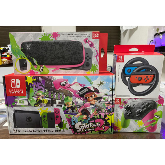 値下 Nintendo Switch スプラトゥーン2セット オマケ多数 訳あり