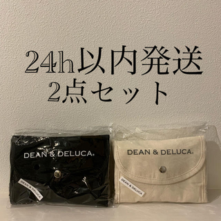 ディーンアンドデルーカ(DEAN & DELUCA)のDEAN&DELUCAショッピングバッグ ブラック・ナチュラルセット(エコバッグ)