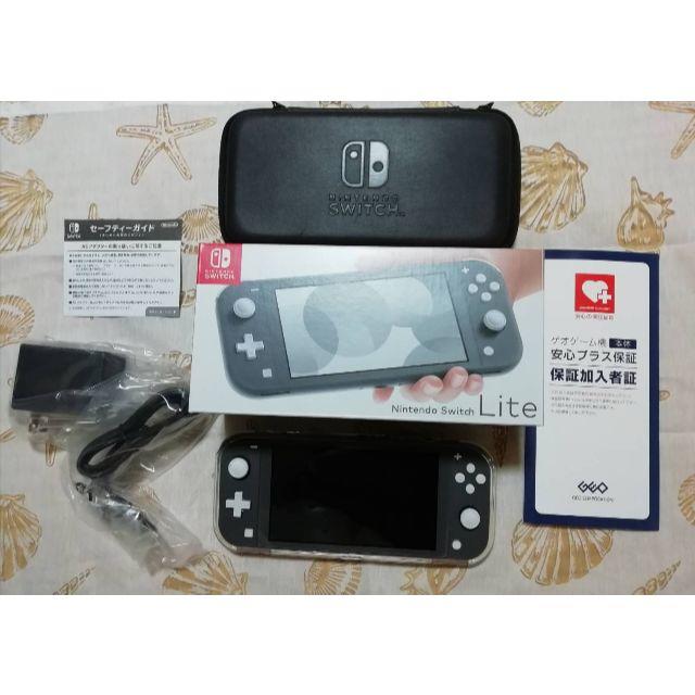 Nintendo Switch - Nintendo Switch Lite グレー 中古 本体 ゲオ延長保証有りの通販 by Kei's