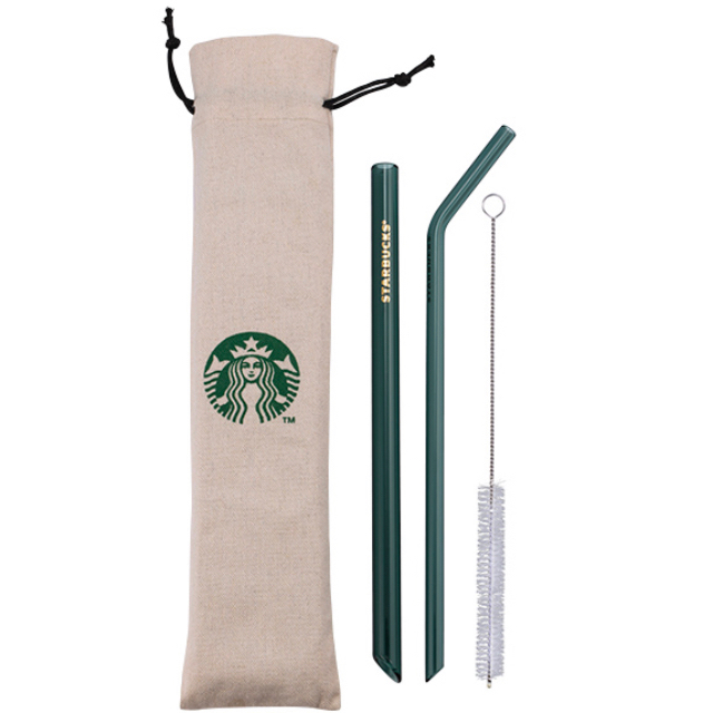 Starbucks Coffee(スターバックスコーヒー)の専用（2点/緑、黒） インテリア/住まい/日用品のキッチン/食器(カトラリー/箸)の商品写真