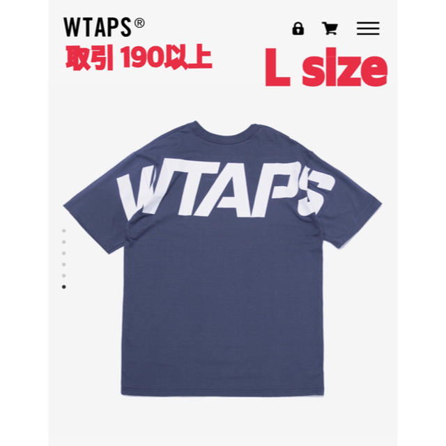 WTAPS STENCIL TEE CHARCOAL Lサイズ 20ss