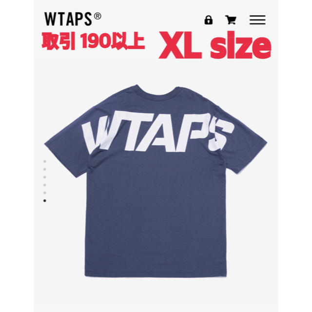 WTAPS STENCIL TEE CHARCOAL XLサイズ 20ssのサムネイル