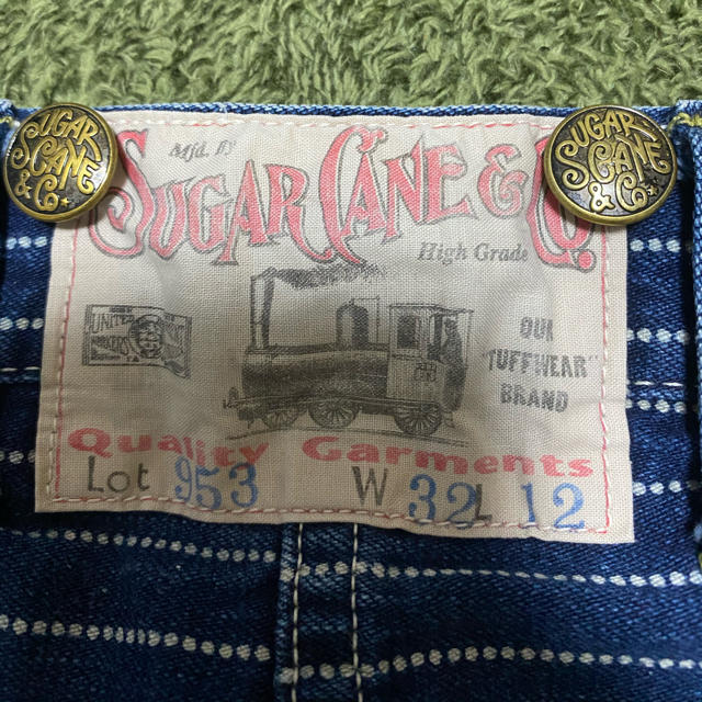 Sugar Cane(シュガーケーン)のsugar cane ウォバッシュ　ストライプ　ヒッコリー メンズのパンツ(デニム/ジーンズ)の商品写真