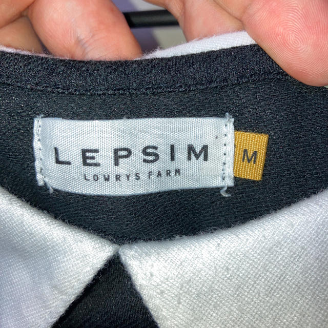 LEPSIM(レプシィム)のLEPSIM レプシィム レプシム  襟付き トップス Tシャツ M レディースのトップス(カットソー(半袖/袖なし))の商品写真