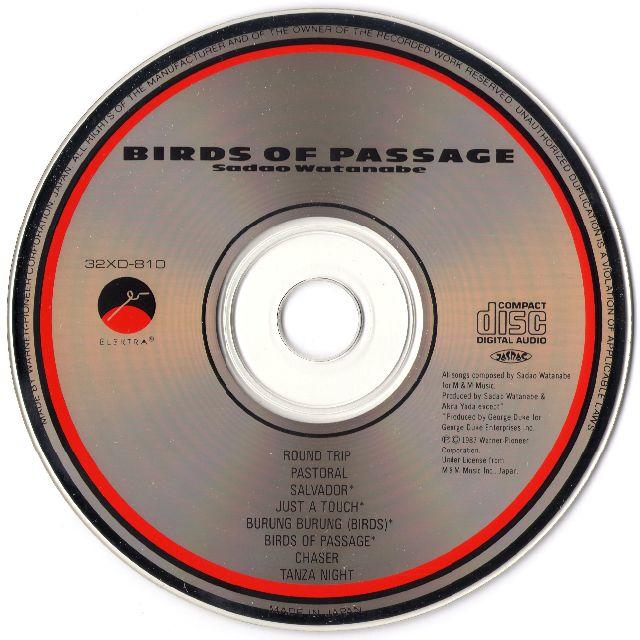 渡辺貞夫  BIRDS OF PASSAGE   32XD-810 美品中古ＣＤ エンタメ/ホビーのCD(ジャズ)の商品写真