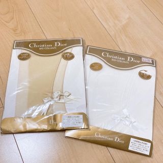 クリスチャンディオール(Christian Dior)の◆新品未使用◆ Christian Dior  ストッキングリボン❤️二枚セット(タイツ/ストッキング)