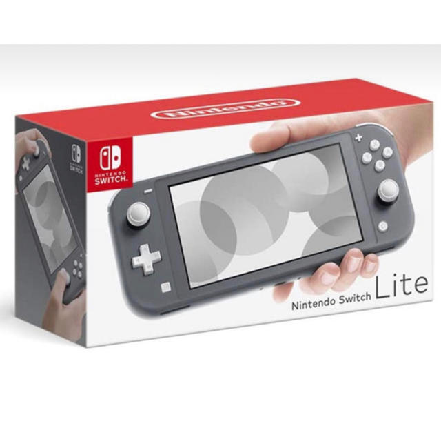 nintend switch lite グレー