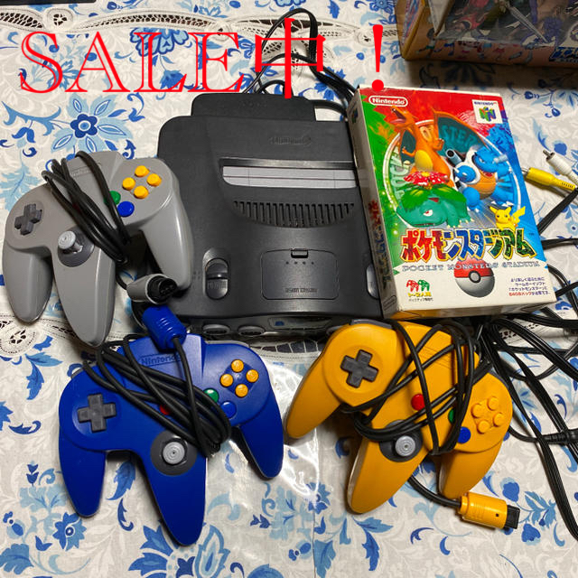 NINTENDO 64(ニンテンドウ64)のニンテンドー64 まとめてセット エンタメ/ホビーのゲームソフト/ゲーム機本体(家庭用ゲーム機本体)の商品写真