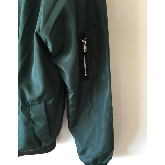 dholic(ディーホリック)のMA-1 ブラック black レディースのジャケット/アウター(ブルゾン)の商品写真