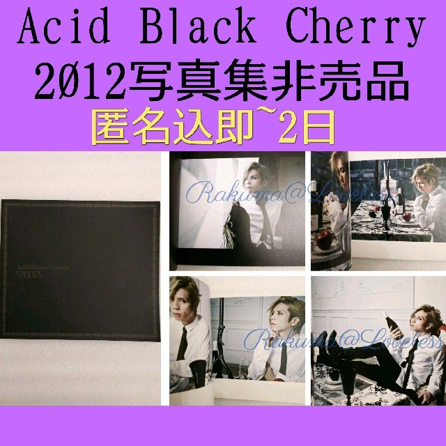 Acid Black Cherry 12 付属 写真集 フォトブックレットの通販 By 𝓑𝓸𝓷 𝓑𝓸𝓾𝓽𝓲𝓺𝓾𝓮 ラクマ