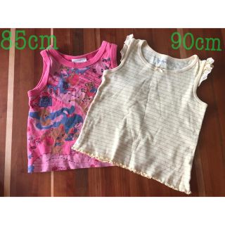 ベビーギャップ(babyGAP)の幼児　キャミソール　タンクトップ　２枚セット(下着)