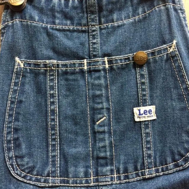 Lee(リー)のLee デニムオーバーオールスカート ジャンスカ レディースのパンツ(サロペット/オーバーオール)の商品写真