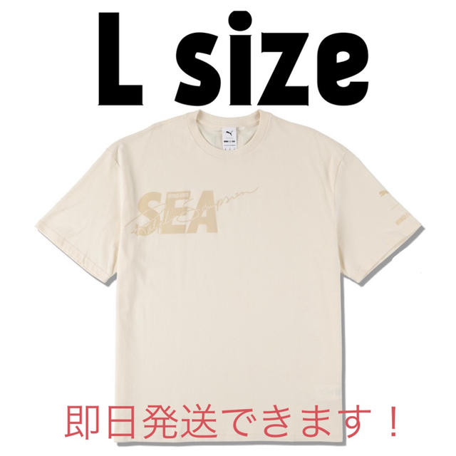 WIND AND SEA PUMA コラボ 半袖T LサイズTシャツ/カットソー(半袖/袖なし)