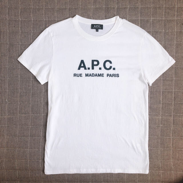 Tシャツ/カットソー(半袖/袖なし)APC 刺繍ロゴTシャツ　メンズxs