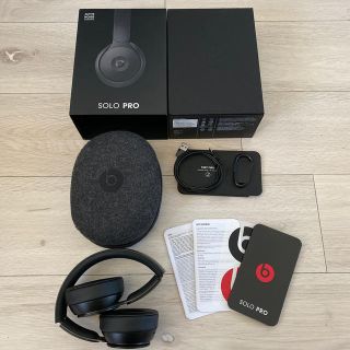 ビーツバイドクタードレ(Beats by Dr Dre)のBeats Solo Pro ブラック(ヘッドフォン/イヤフォン)