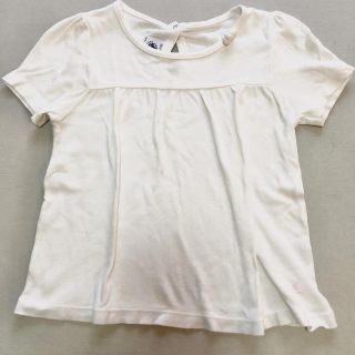 プチバトー(PETIT BATEAU)のPETIT BATERU 半袖白Tシャツ☆(Tシャツ/カットソー)