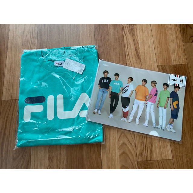 FILA(フィラ)のFILA×BTSジン着用 Tシャツ 新品 レディースのトップス(Tシャツ(半袖/袖なし))の商品写真