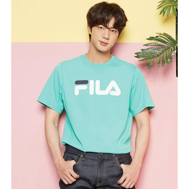 FILA(フィラ)のFILA×BTSジン着用 Tシャツ 新品 レディースのトップス(Tシャツ(半袖/袖なし))の商品写真