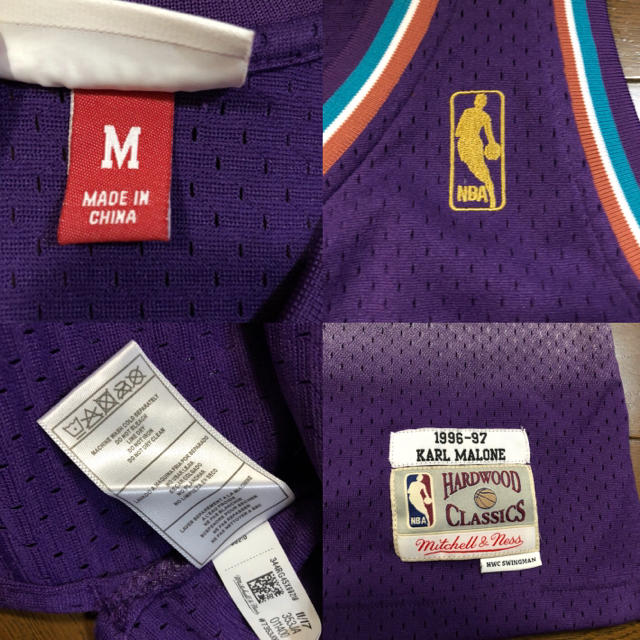 MITCHELL & NESS(ミッチェルアンドネス)の美中古 MITCHELL&NESS ユタ ジャズ SWINGMAN ジャージ スポーツ/アウトドアのスポーツ/アウトドア その他(バスケットボール)の商品写真